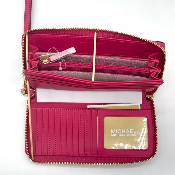 Michael Kors Large Charlotte Tote Bag & Continental Wallet Wristlet - Picture 8 of 10